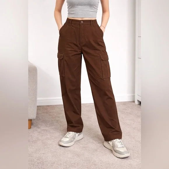 Brown Cargo Pants - Picture 5 of 5